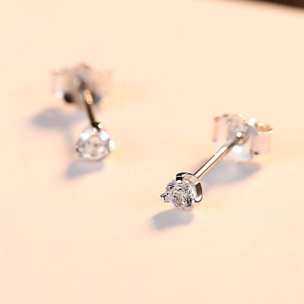 Sarah Small Stud Earrings For Women In Sterling Silver