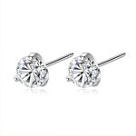 Sarah Small Stud Earrings For Women In Sterling Silver