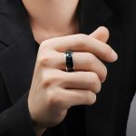 Shawn Black Tungsten Carbide Rings For Men