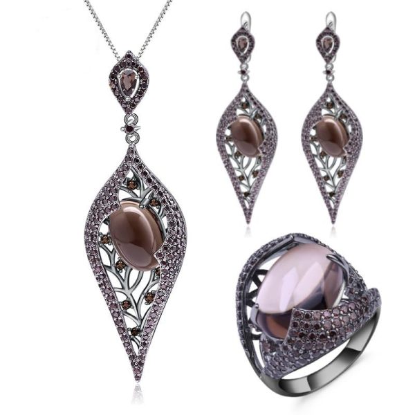 Sophia Natural Gemstone Jewelry Set