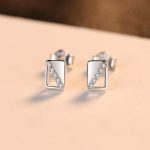 Stella Cubic Zirconia Sterling Silver Star Stud Earrings