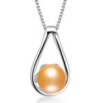 Sterling Silver Natural Freshwater Pearl Necklace