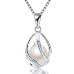 Sterling Silver Natural Freshwater Pearl Necklace