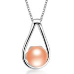 Sterling Silver Natural Freshwater Pearl Necklace