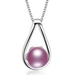 Sterling Silver Natural Freshwater Pearl Necklace