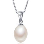 Sterling Silver Natural Freshwater Pearl Necklace