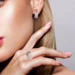 Violet Silver Earrings Jewelry