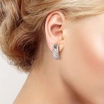 Violet Silver Earrings Jewelry