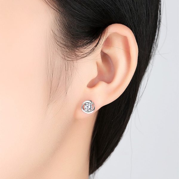 Women’s And Girls Small Stud Sterling Silver Earrings